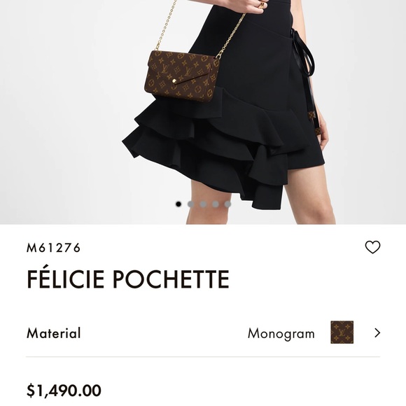 Authentic FÉLICIE POCHETTE. Perfect condition. - Picture 3 of 3
